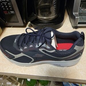 Skechers Blue and Red Athletic Shoe
